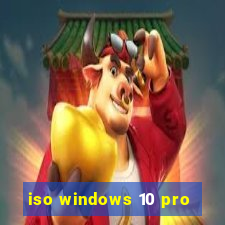 iso windows 10 pro